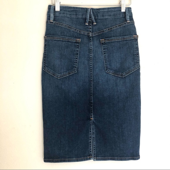 NWT Good American denim jeans pencil skirt Sz 0/2 - Picture 3 of 8